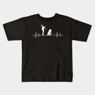 photographer heartbeat lover,photography heartbeat Kids T-Shirt